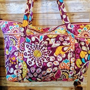 Vera Bradley Plum Crazy large travel bag